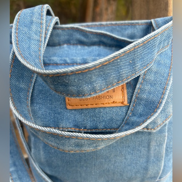 Denim crossbody purse and shoulder bag EUC - Picture 8 of 17